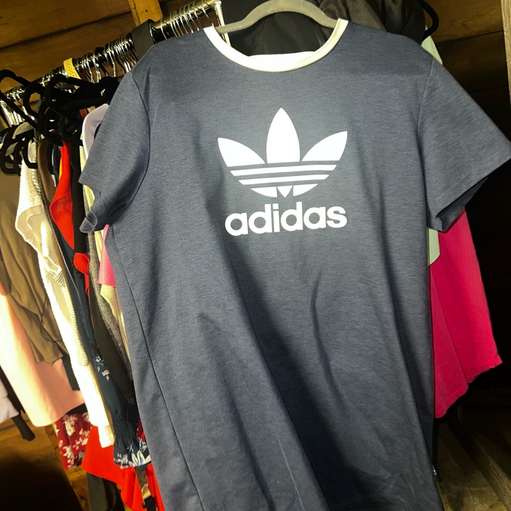 Navy Adidas T Shirt Dress